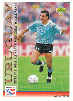 Ruben Sosa Uruguay Upper Deck World Cup 1994 Preview Eng/Ger International All-Stars #121